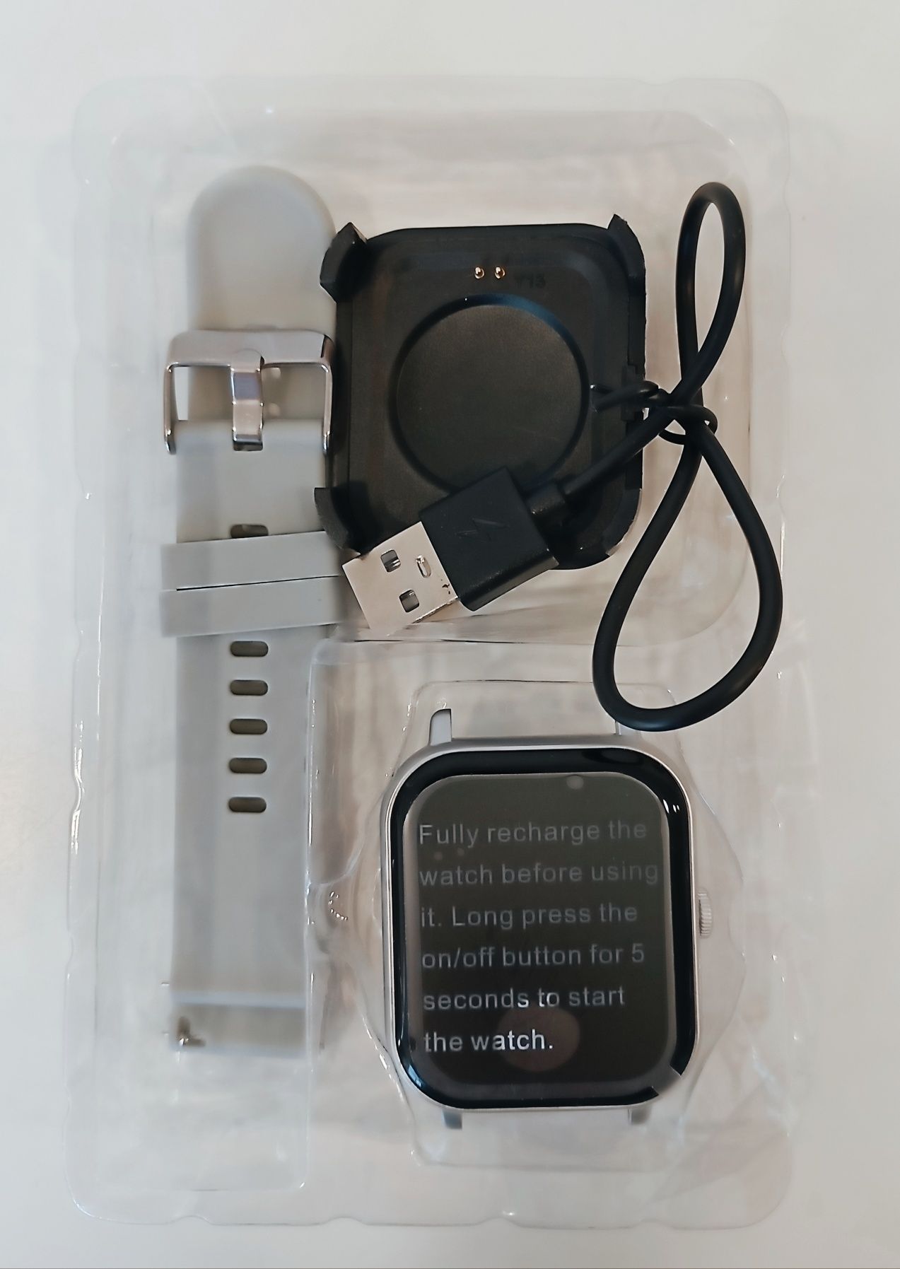 Smartwatch cinza
