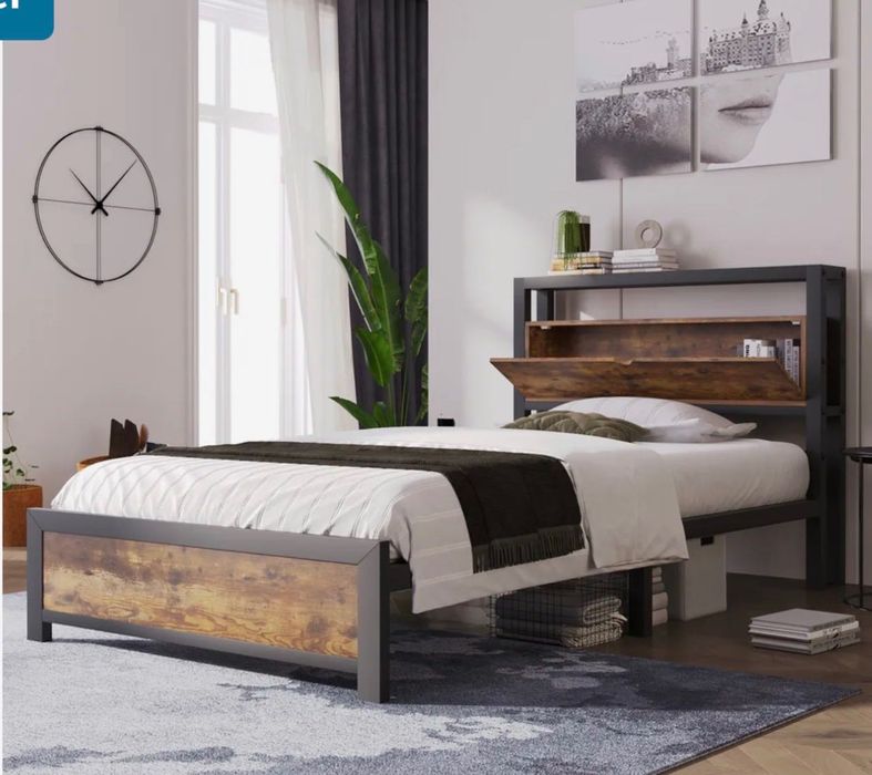 Łóżko loft loftowe industrialne