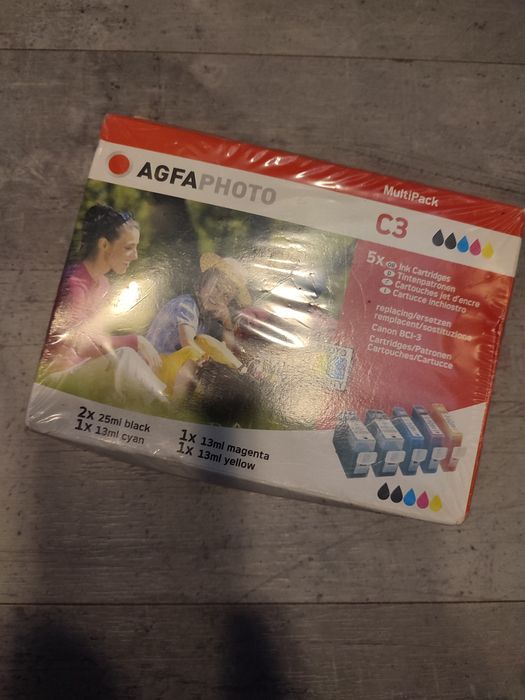 Tusze zestaw Agfa photo do drukarki canon