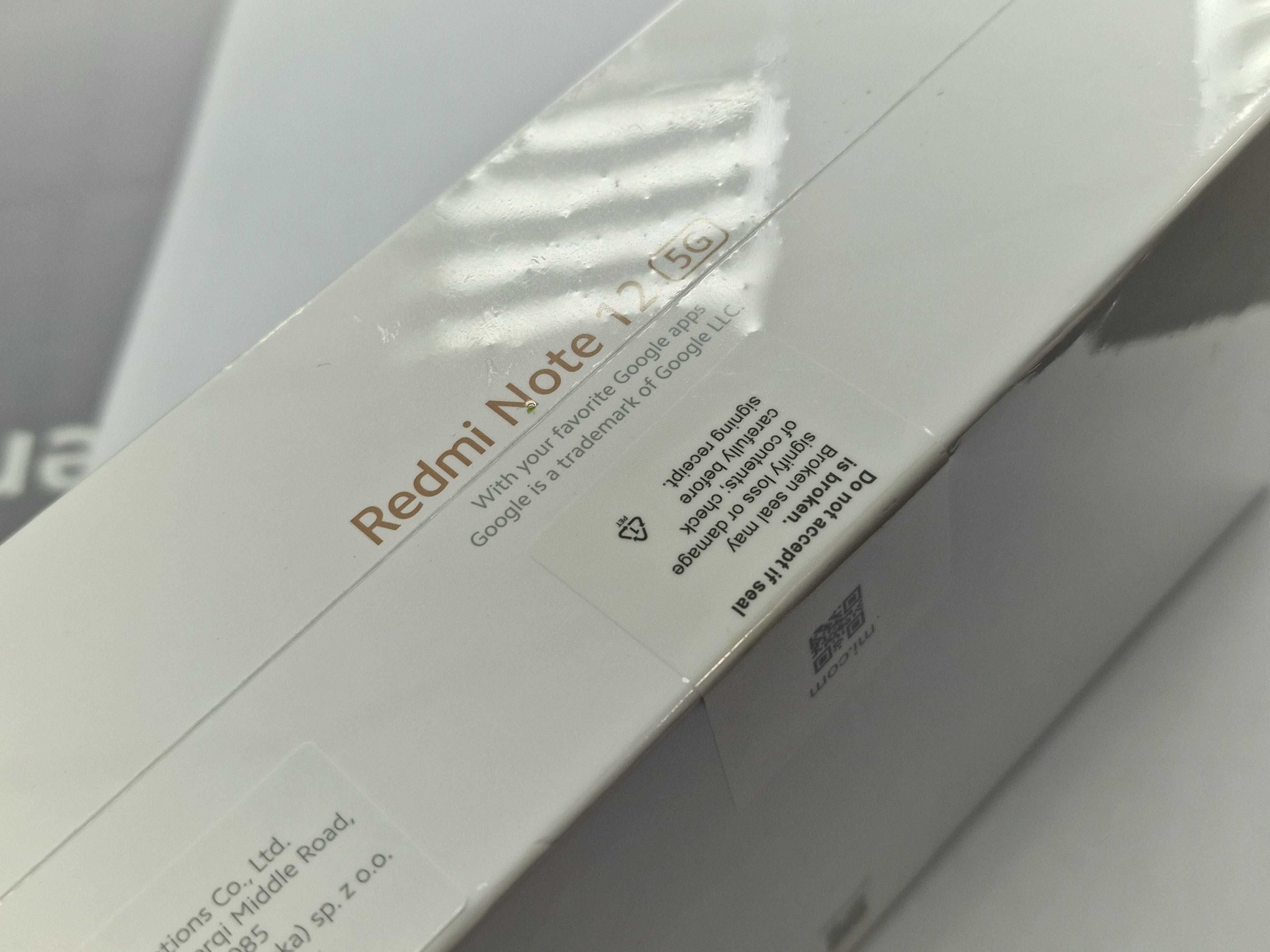 Xiaomi Redmi Note 12 5G/ 4GB/ 128GB/ Onyx Gray/ GW24/ bez rat