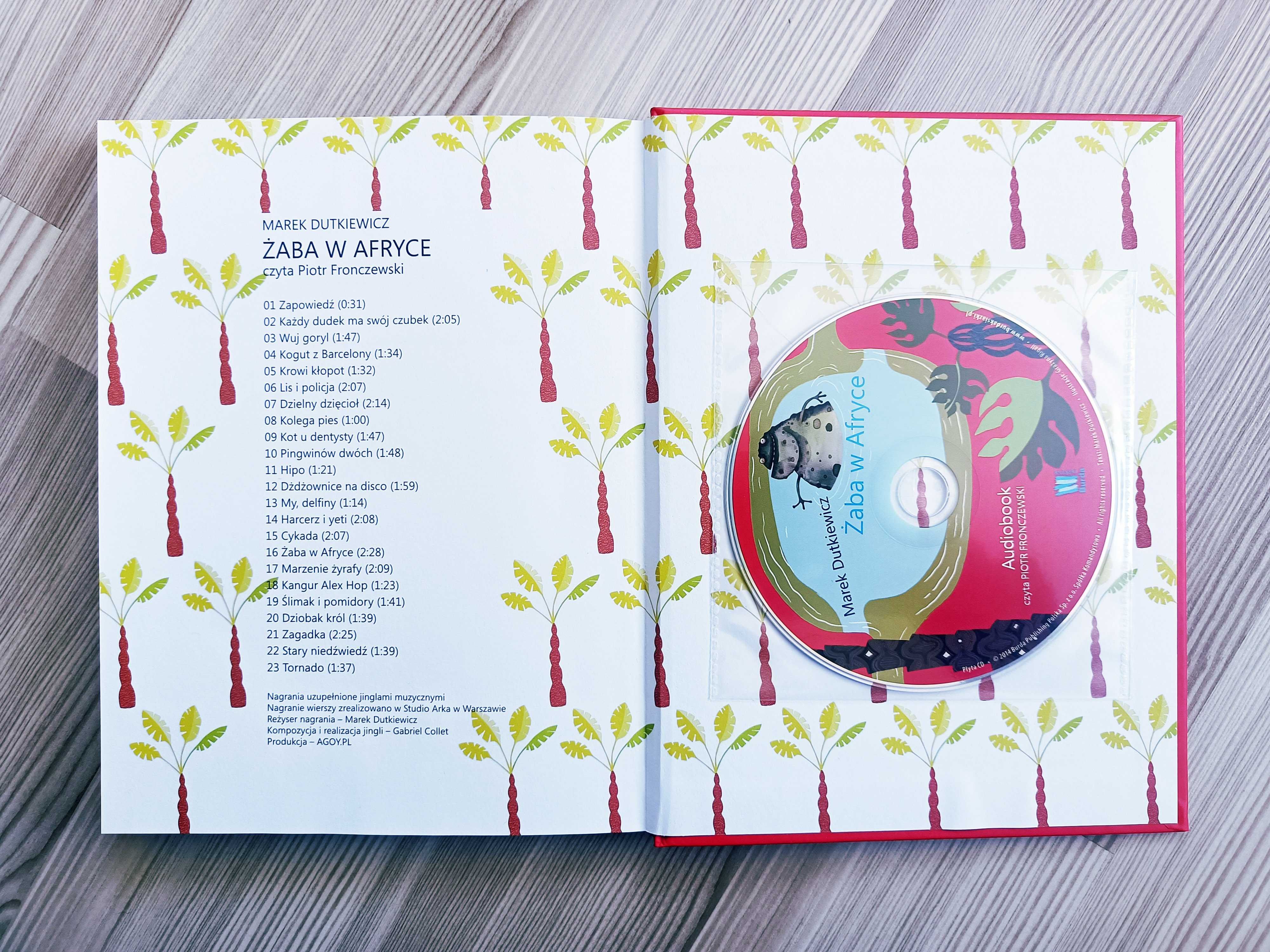 Żaba w Afryce - Książka z płytą CD - czyta Piotr Fronczewski