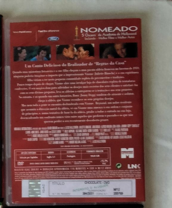 2 DVDs vencedor de Óscar