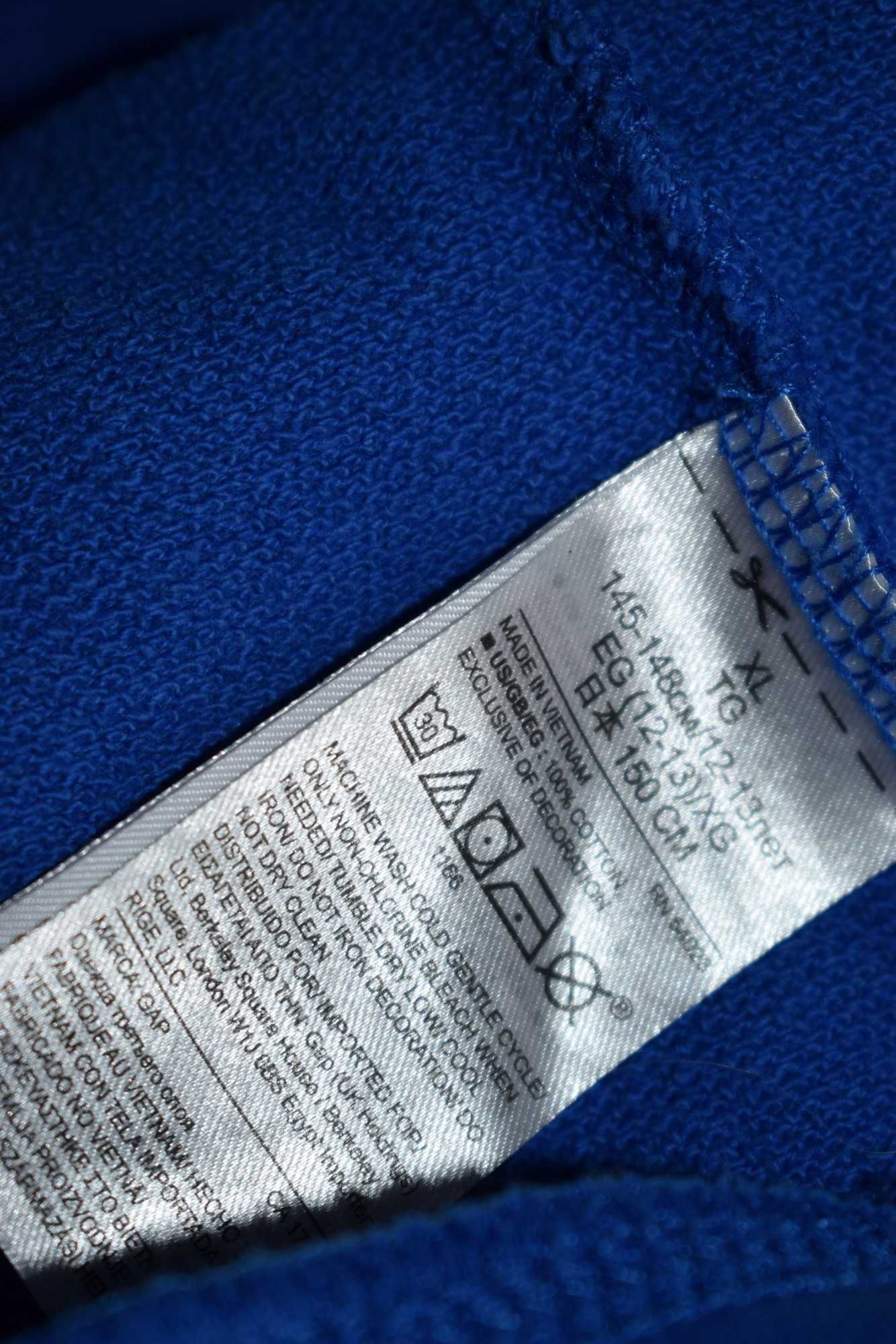 Bluza 152 158 bawełna zasuwana sportowa GAP modna bawełniana