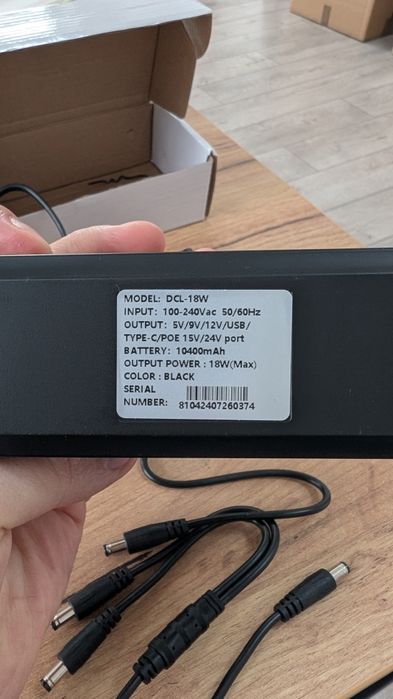 10400mAҺ ДБЖ Джерело живлення 5V 9V 12V 18W Резервна батарея Mini UPS