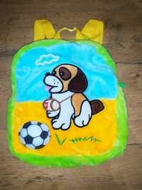 Nowy plecak pluszowy dla przedszkolaka Pies