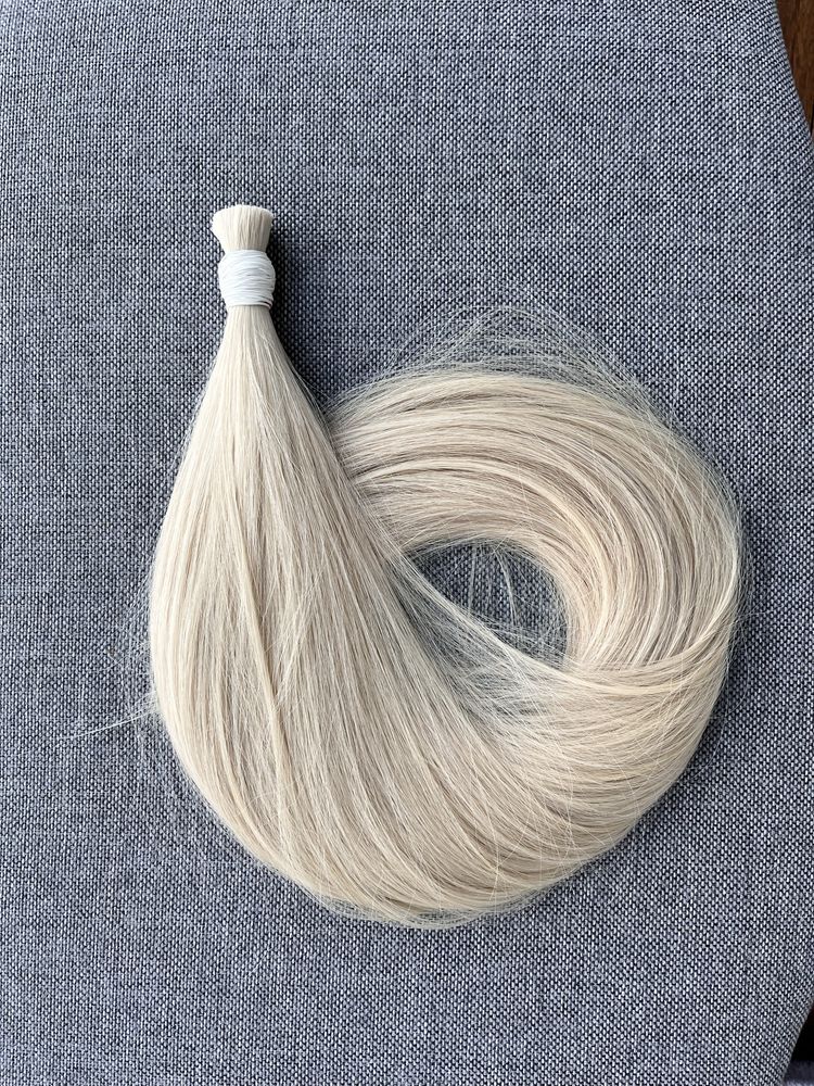 Włosy blond 70 cm
