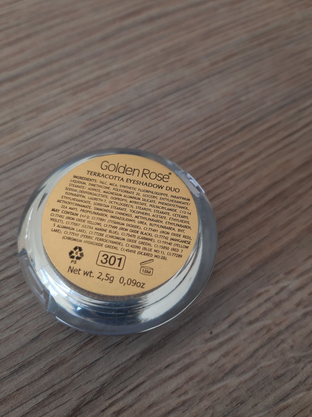 Cień duo złoty biel goldenrose cienie dwa zestaw home kosmetyk do oczu