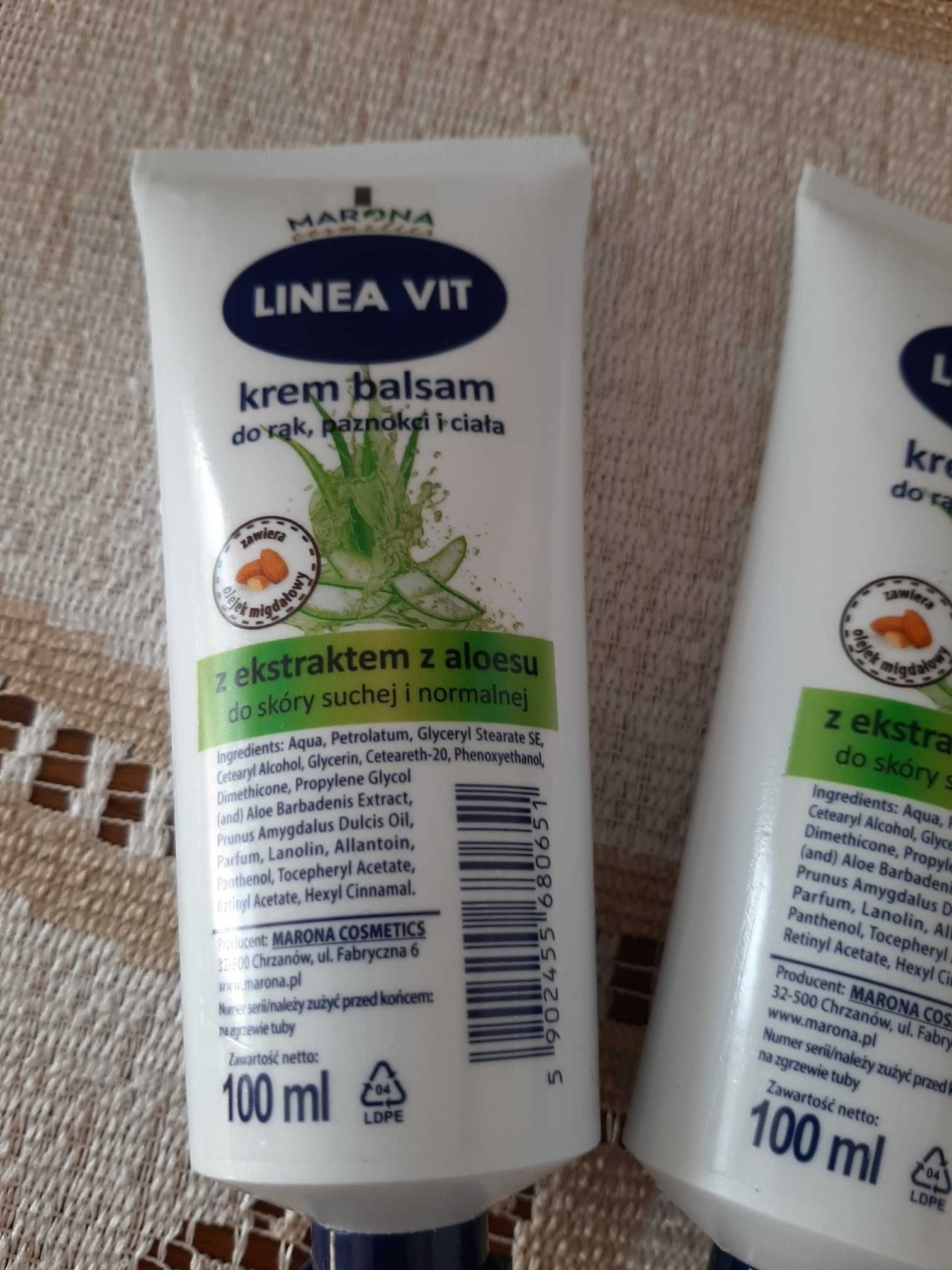 Krem - balsam do rąk paznokci i ciała - Linea Vit