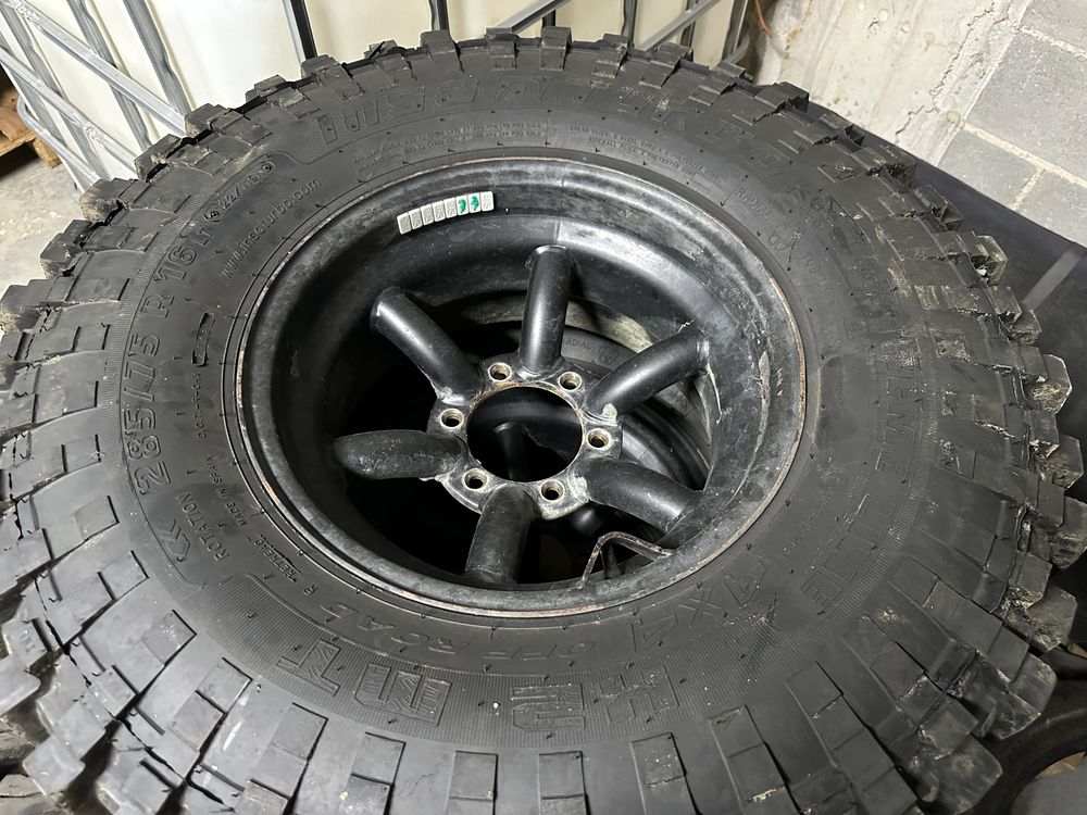 285 /75 R16  4 pneus Insa Turbo k2 MT extreme line + 4 jantes NPower