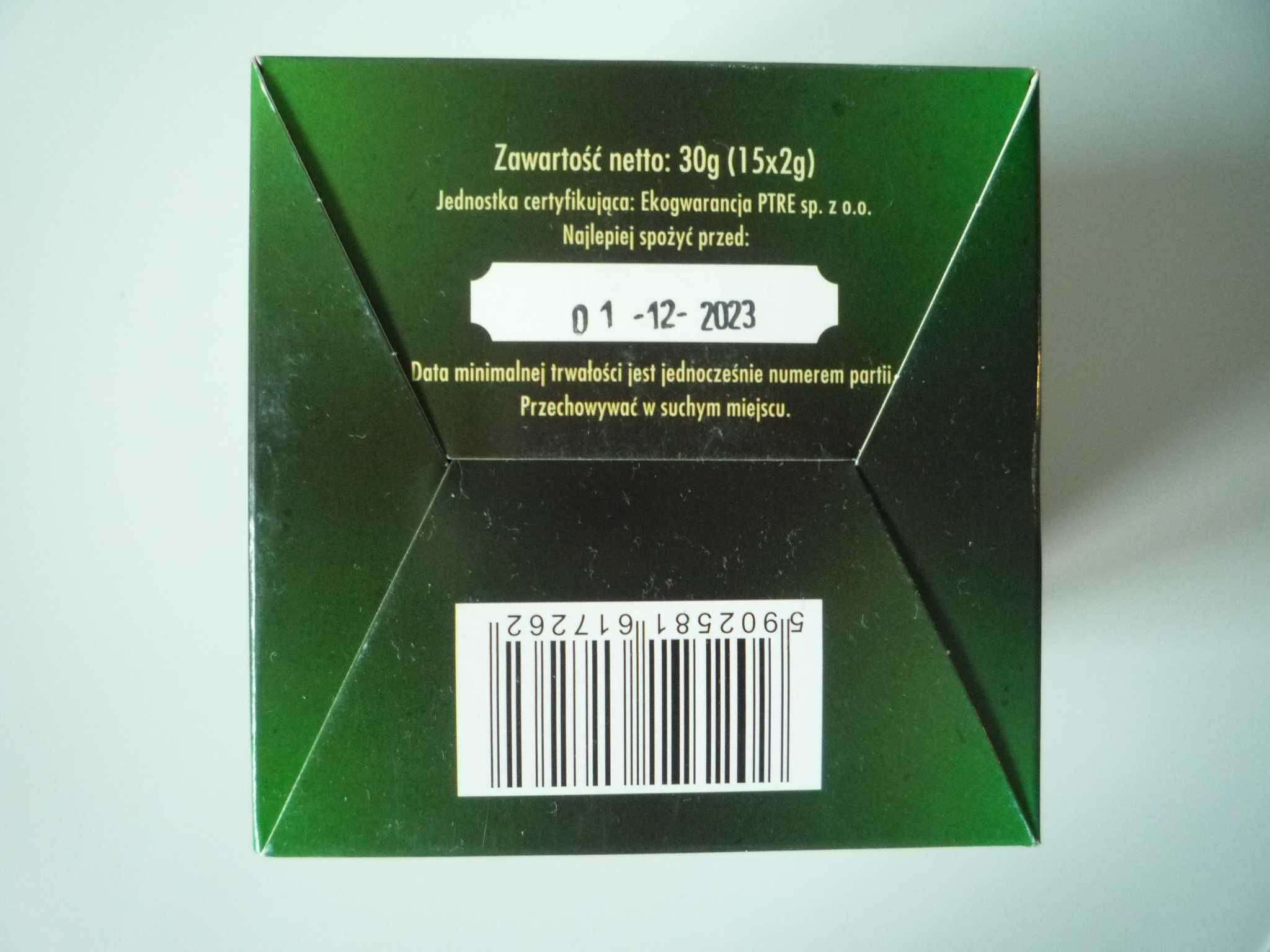 DARY NATURY Herbata zielona w piramidkach (30g) (15x2g) - BIO