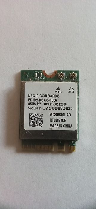 Karta Wi-Fi RTL 8822CE