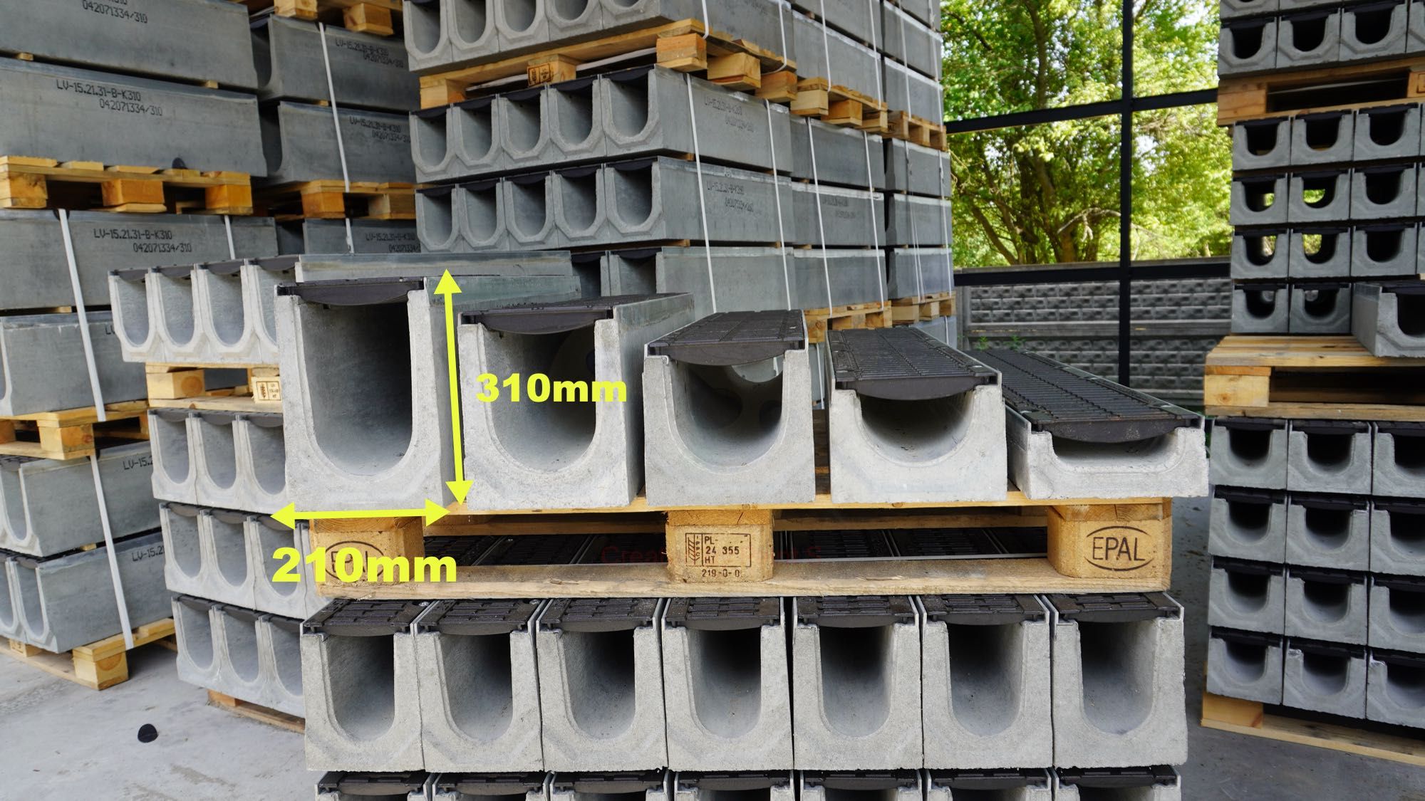 ODWODNIENIE LINIOWE D400 21x31 Betonowe - Żeliwo!