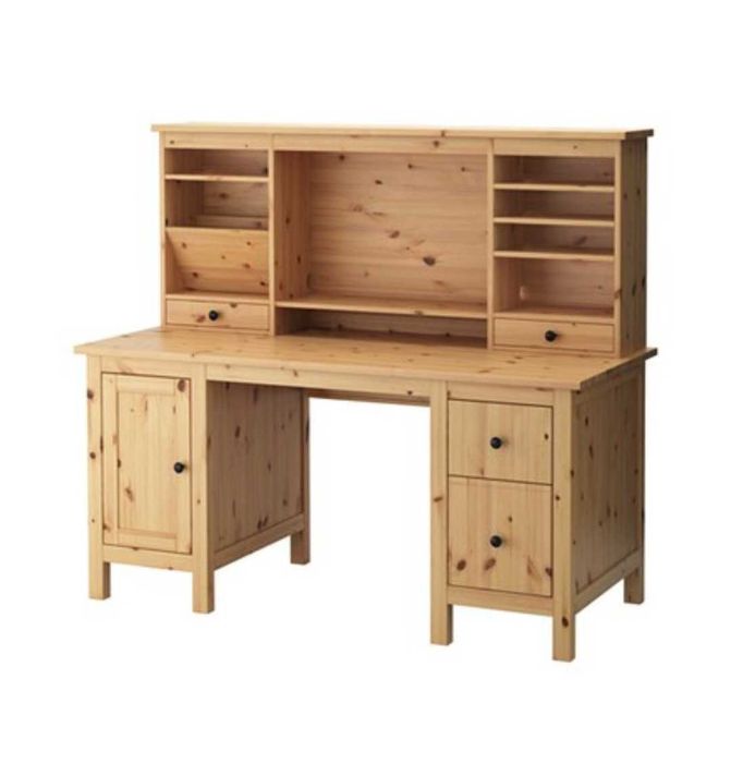 Hemnes ikea biurko z nadstawką