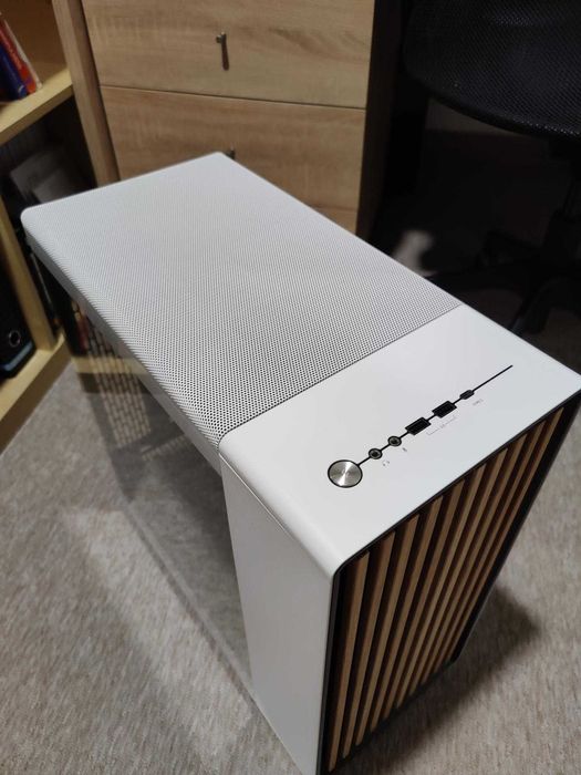 Caixa ATX Fractal Design North Chalk White Tempered Glass