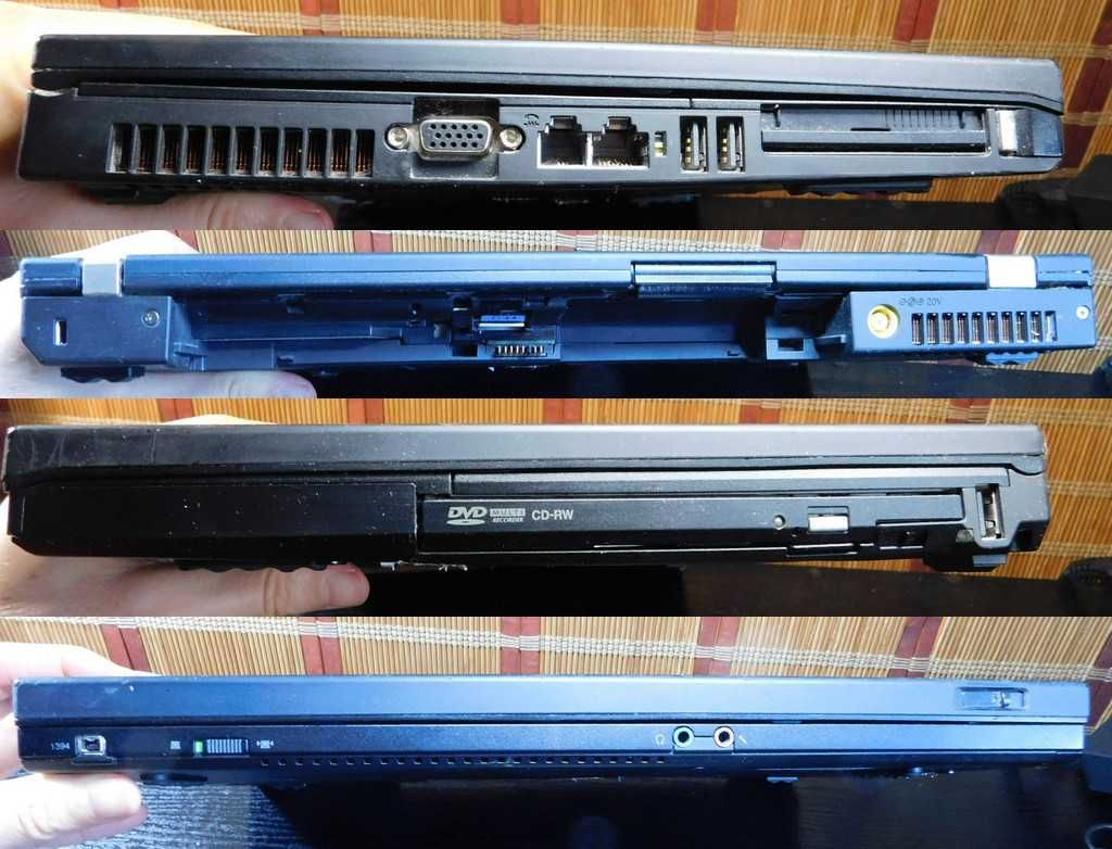 Lenovo T400 C2D 2.4 4GB BT 14cal DVD zasil bez dysku baterii Krk