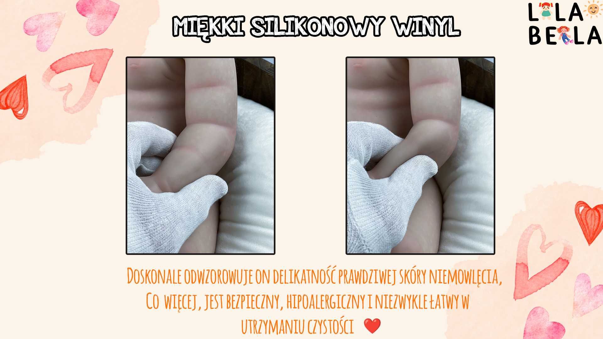 OGROMNA Lalka 55CM Z Wielką Wyprawką W Gratisie PIĘKNE Długie Włosy