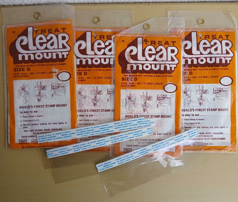 4 Saquetas Treat Clear Mount - Proteção Dos Selos +40 anos - Tamanho D