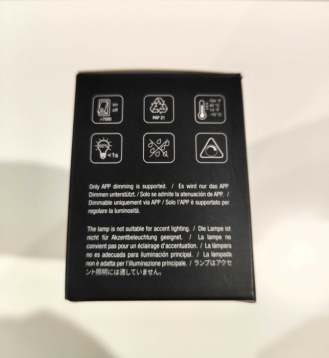 Pack 4 lâmpadas inteligentes GU10 LEPRO