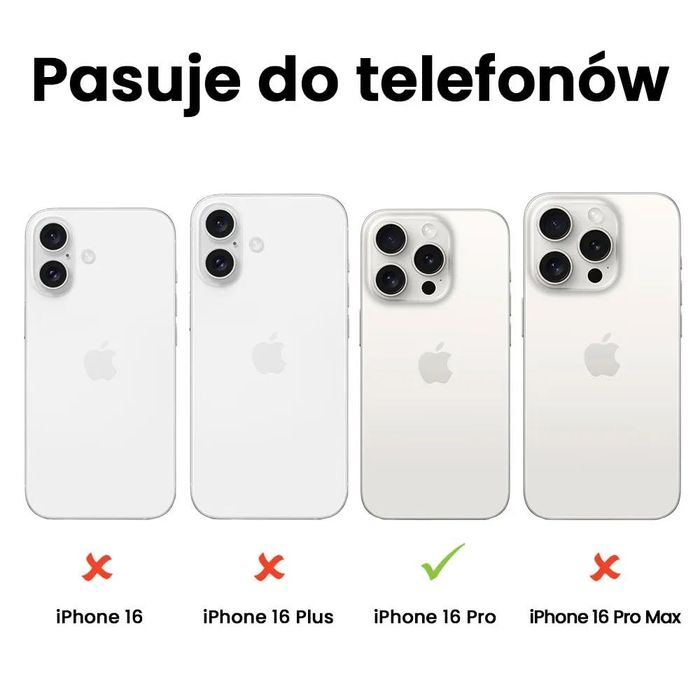 Etui Clean Case przezroczyste z MagSafe do Apple iPhone 16 Pro