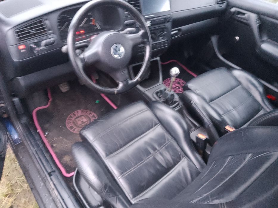 Golf 3 cabrio fotele skóra