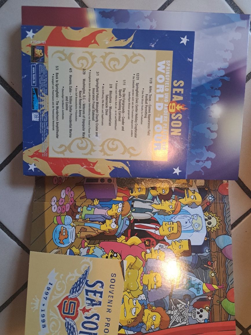 Zestaw DVD Die Simpsons angielski niemiecki