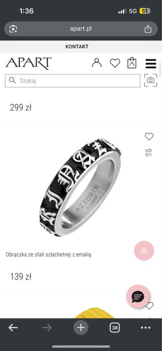 sygnet meski dla pani z ogloszneia