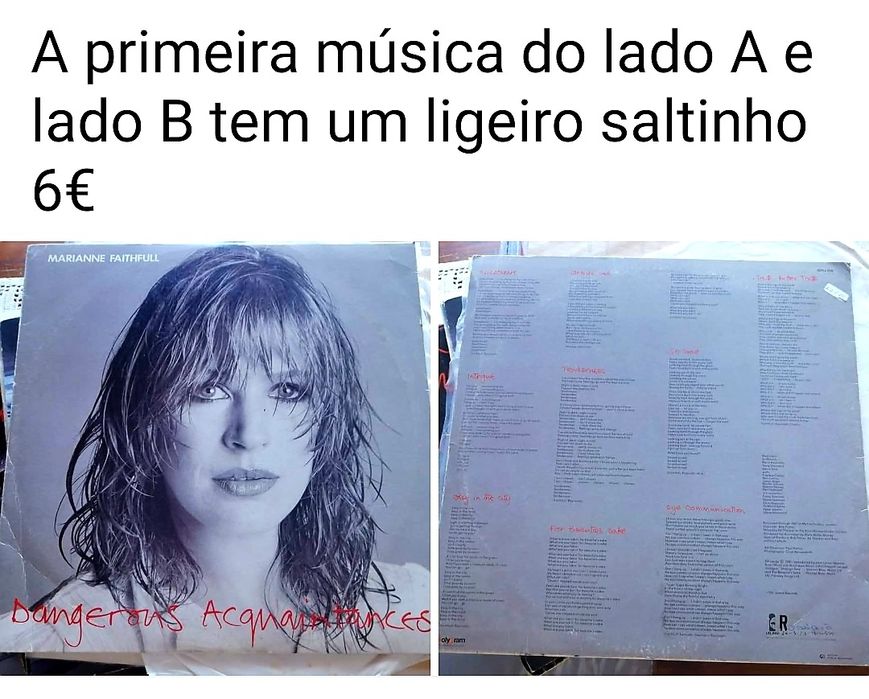 Discos Lps e singles