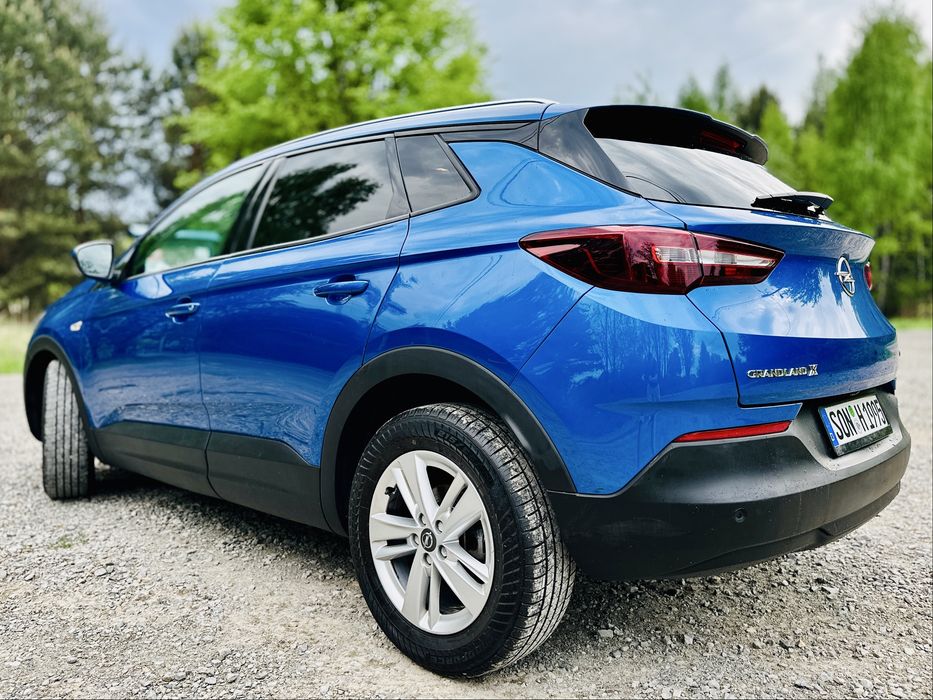 Opel Grandland X 1.2 Turbo 130KM 2019r. NAVI KAMERA LED z Niemiec