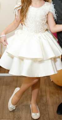 Дитяча біла (айворі) сукня