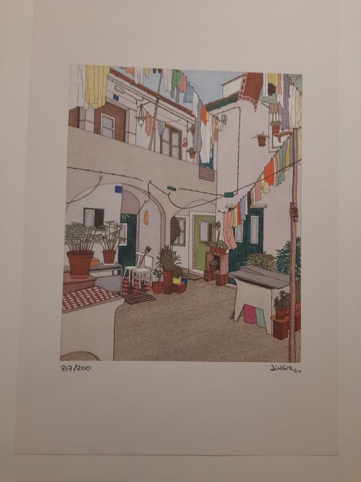 Serigrafia de Fernando Dinger