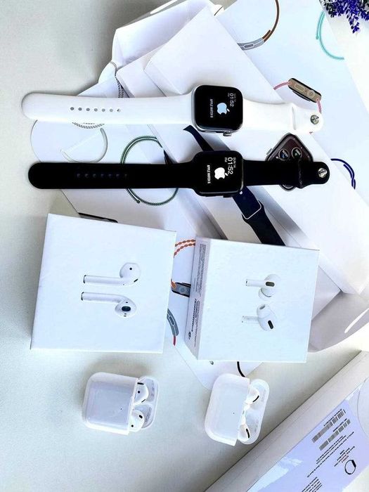 Apple Watch 9 / 10 Black Titan . Смарт годинник часы Эпл вотч.