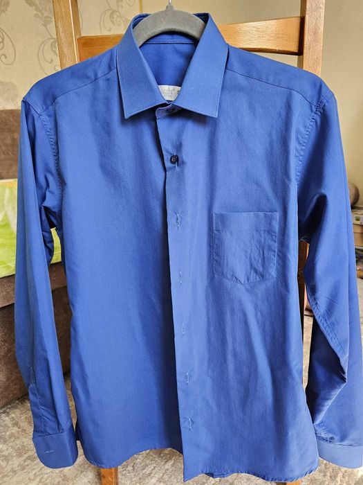 Сорочка на хлопця, синя