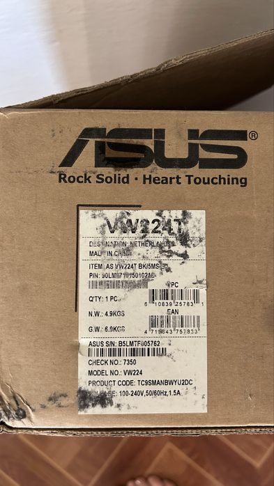 Монітор ASUS VW224