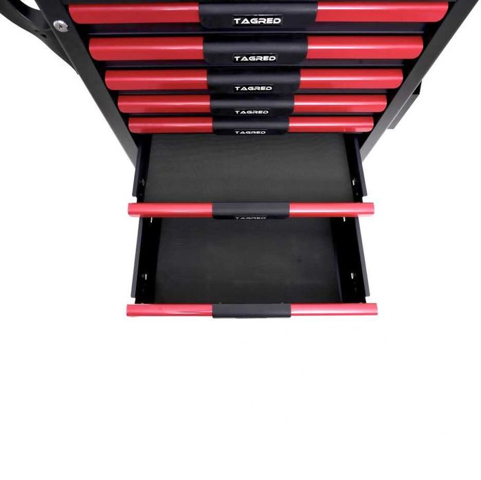 pusta Szafa narzędziowa metalowa na kółkach wózek warsztatowy