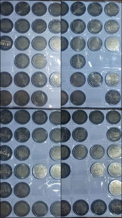 Vendo moedas comemorativas de 2 euros algumas (UNC)