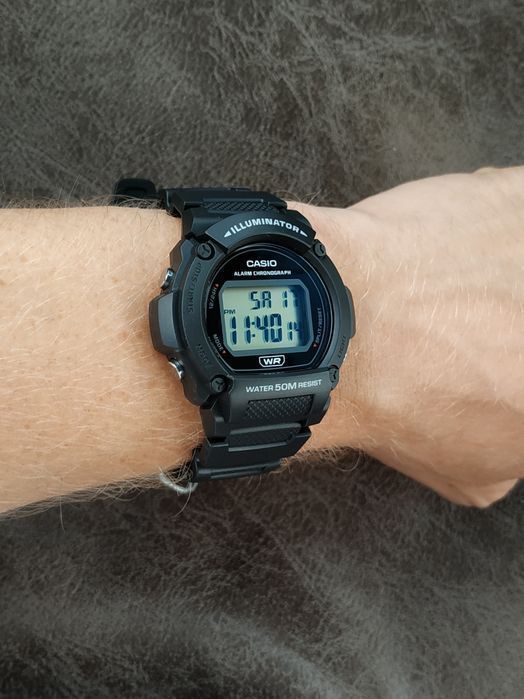 Годинник  Casio W-219H-1 Оригинал Гарантия Часы мужские