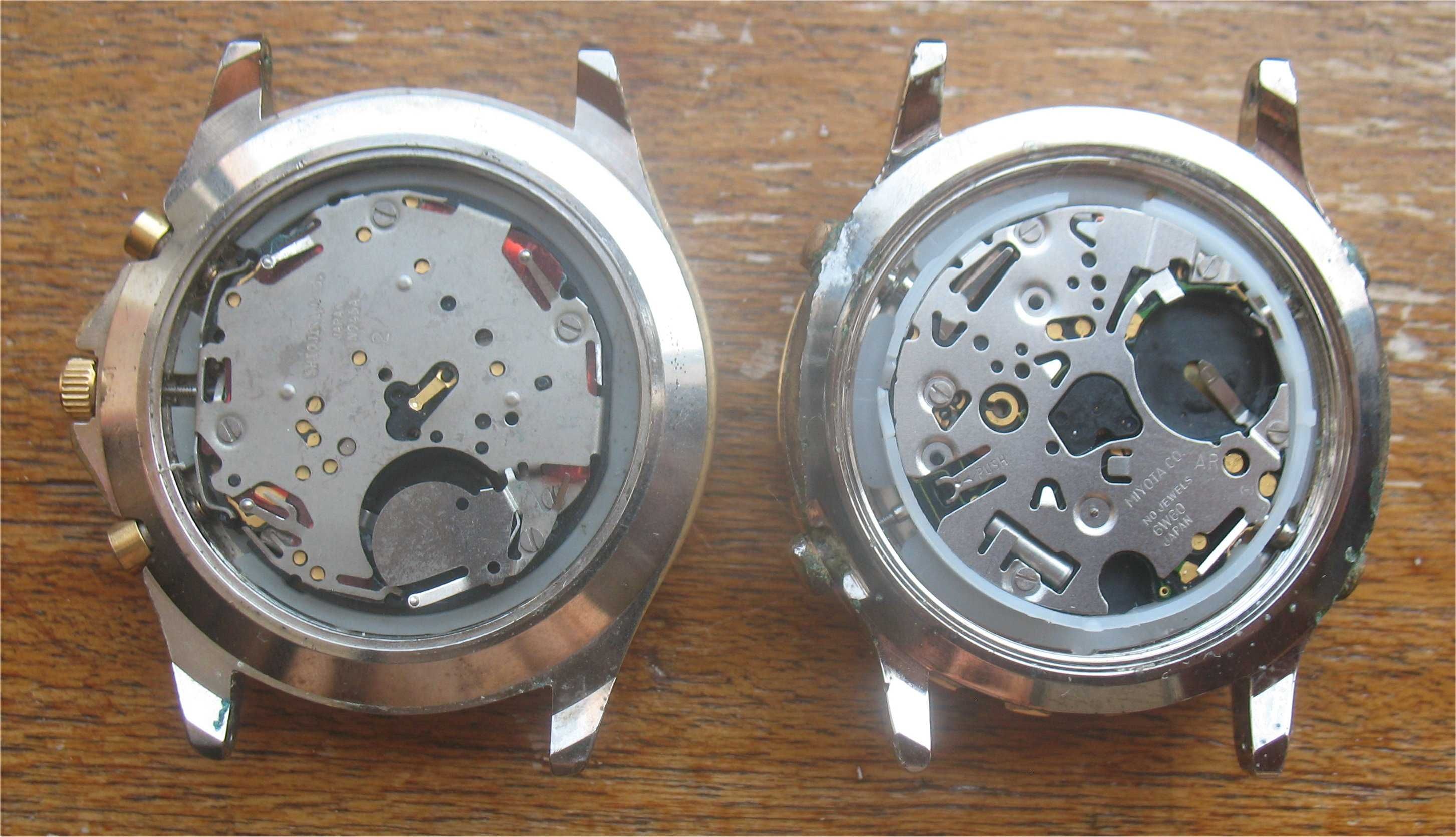 2 Relógios Cronógrafos Avariados e Incompletos - Lorus e Latino