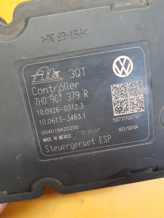 VW T5 POMPA hamulcowa ABS Moduł 7HO.614.517B 7HO.907.379R wysyłka