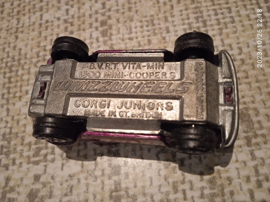 Corgi Juniors Mini Cooper S 1300 Whizzwheels Vita Min B.V.R.T Matchbox