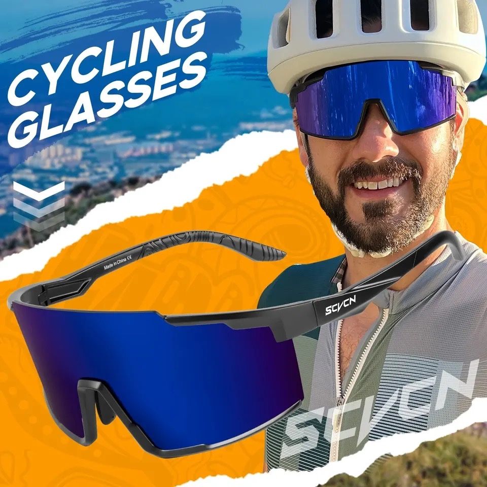 SCVCN UV400 sportowe okulary rowerowe