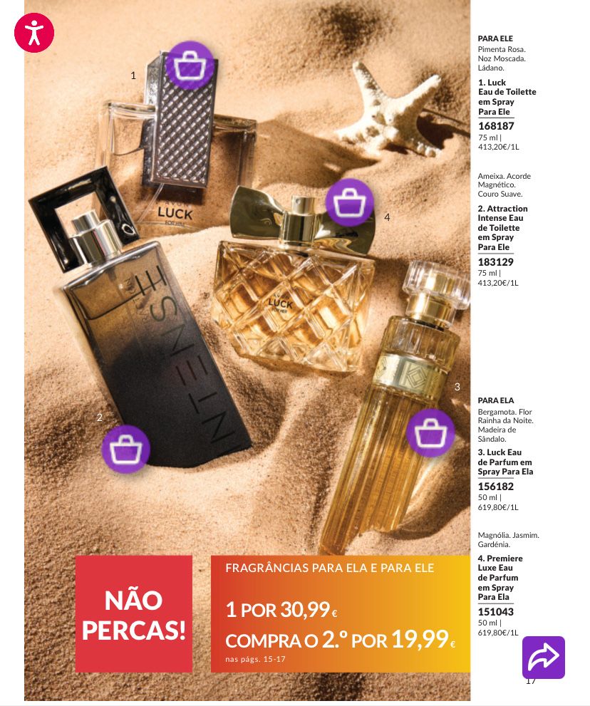 Produtos Avon novos