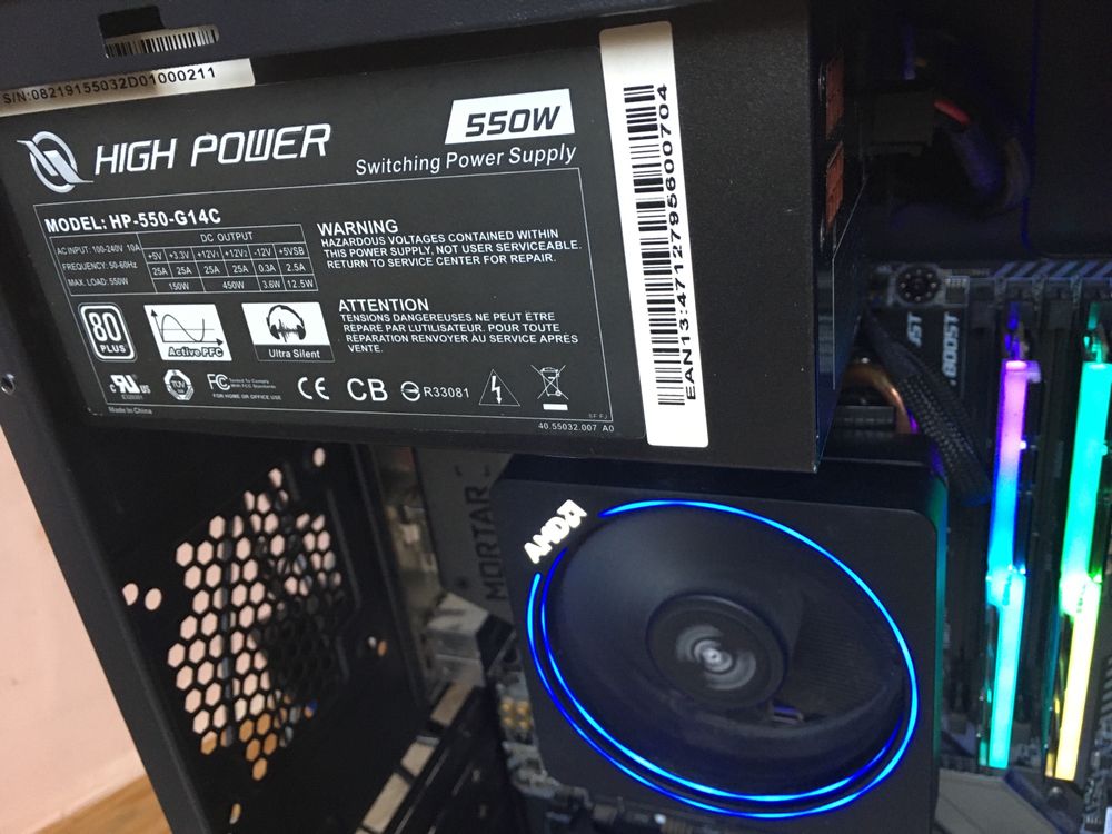 Ryzen 5600g ddr4 16gb b450 mortar