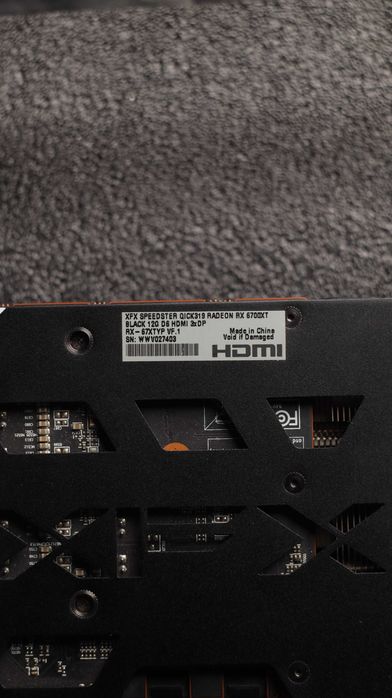 Відеокарта XFX RX6700TX 12 GB