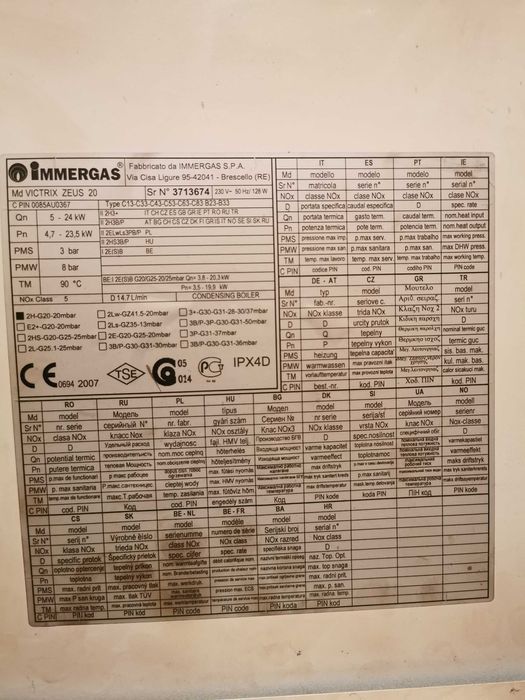 Immergas VICTRIX ZEUS 20