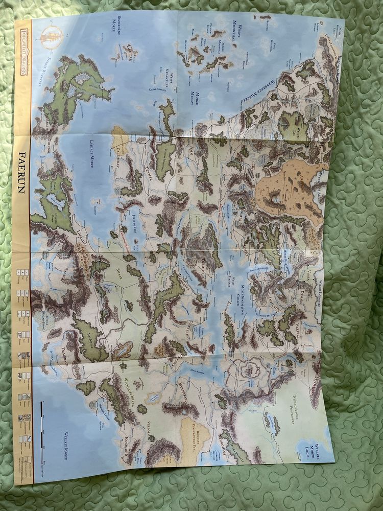 Forgotten Realms Zapomniane Krainy Opis Świata + mapa