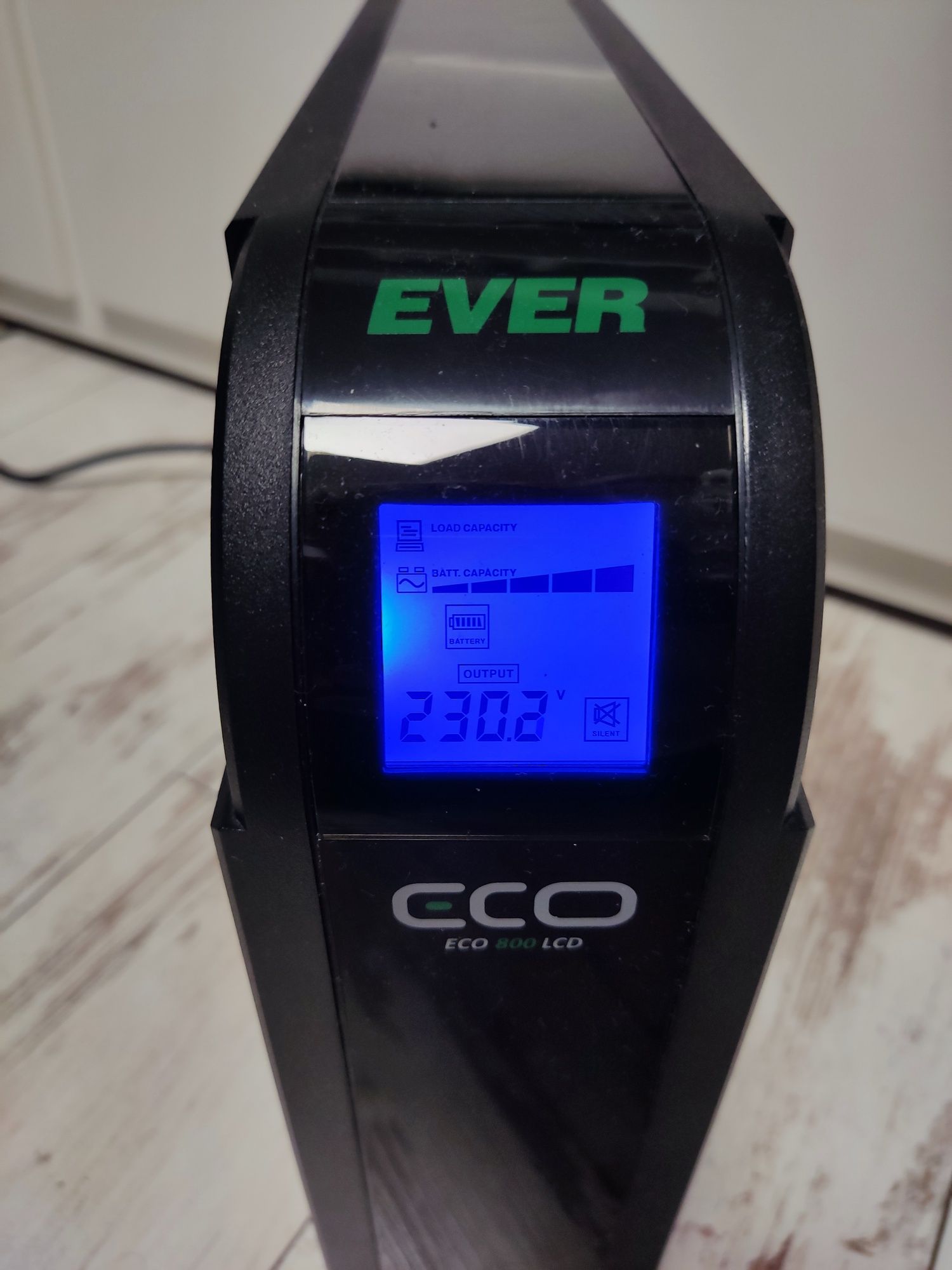 Zasilacz awaryjny Ever ECO 800 LCD