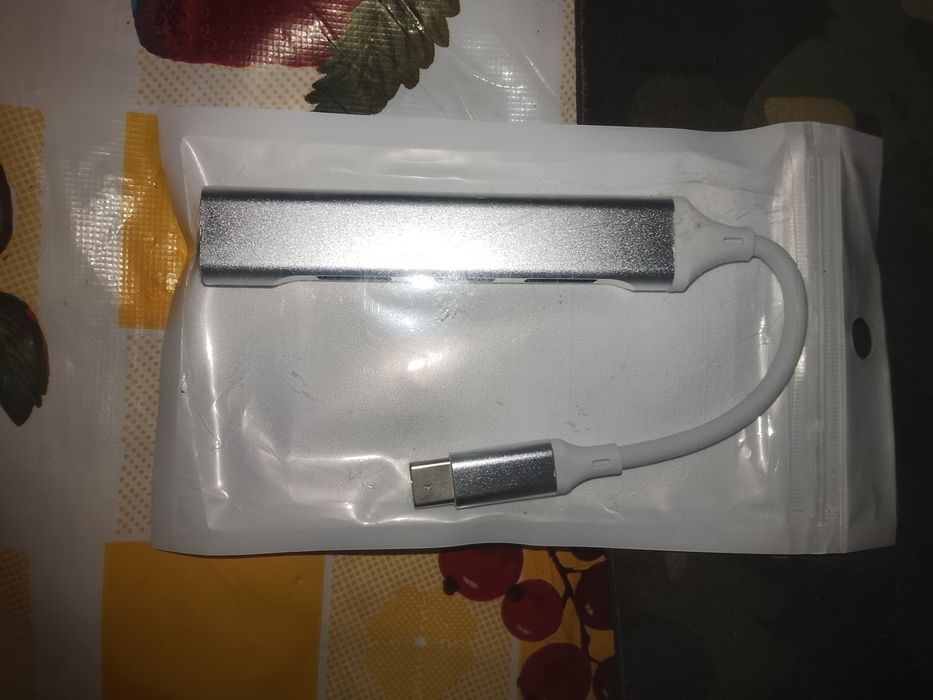 4-портовий мультирозгалужувач С HUB 3.0 USB 3.1 адаперт