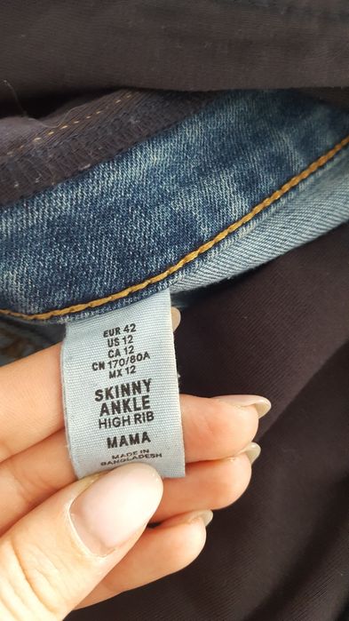 Jeansy ciążowe roz 42 z H&M