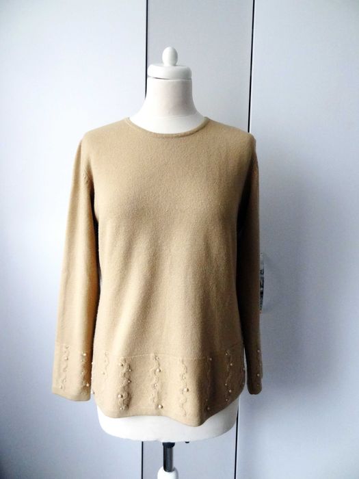 Elegancki sweter damski z kaszmirem, rozm. L