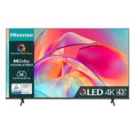 Акція! Телевізор 43" Hisense 43E77KQ (4К Smart QLED Bluetooth T2/S2)